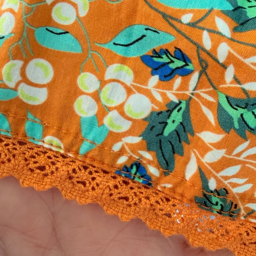 LOVE THE LABEL Opal Mini Dress in Orange Multi Samira Print - Picture 4 of 9